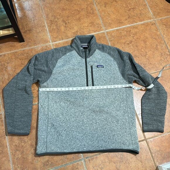 NWOT Patagonia Men's Better Sweater 1/4 Zip Nickel / Forage Gray Jacket Size XL - Picture 7 of 8